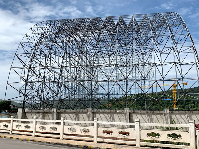 咸宁山寨矿储煤棚网架